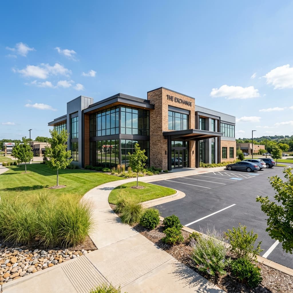 Modern commercial design-build construction project in Claremore Oklahoma