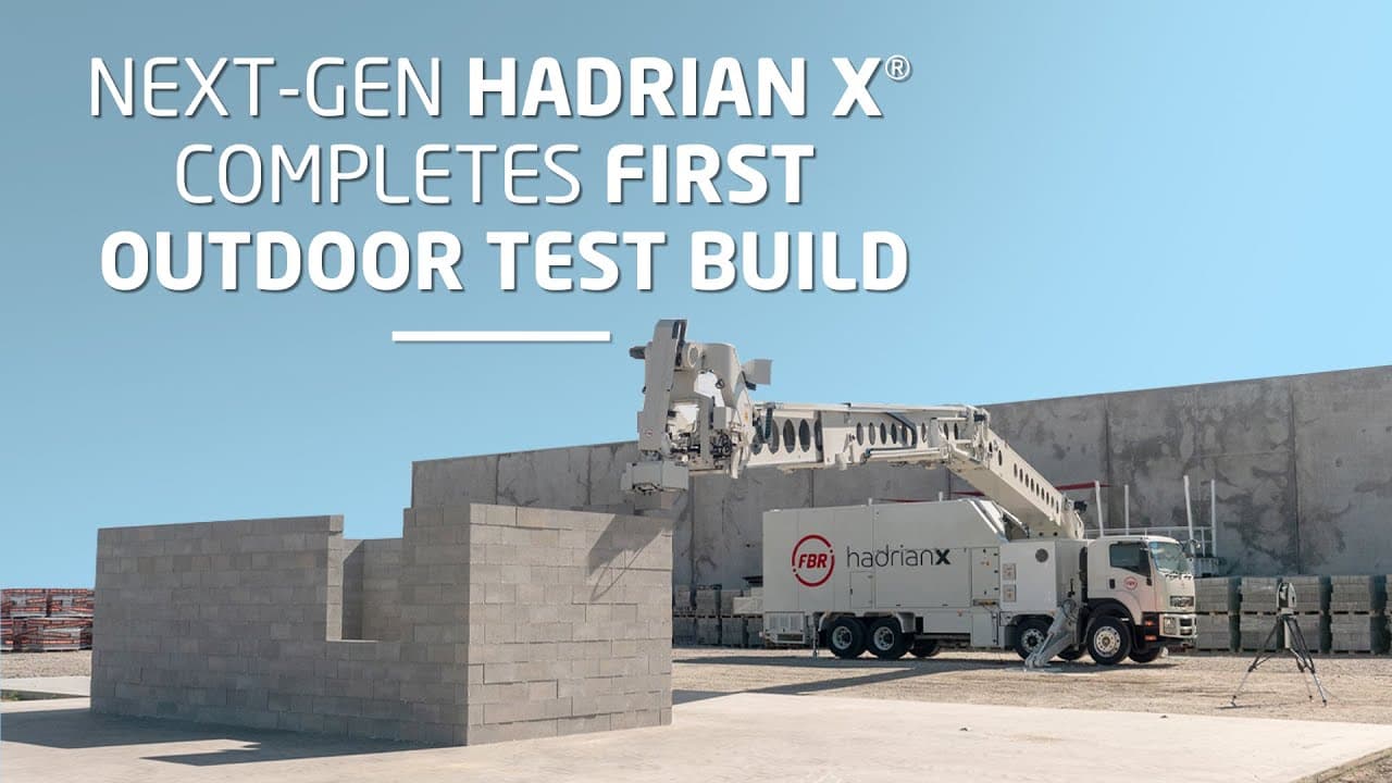 Next-Gen Hadrian X® Completes First Outdoor Test Build | FBR